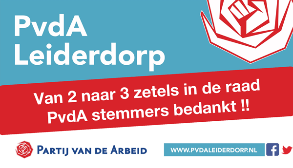 PvdA stemmers bedankt